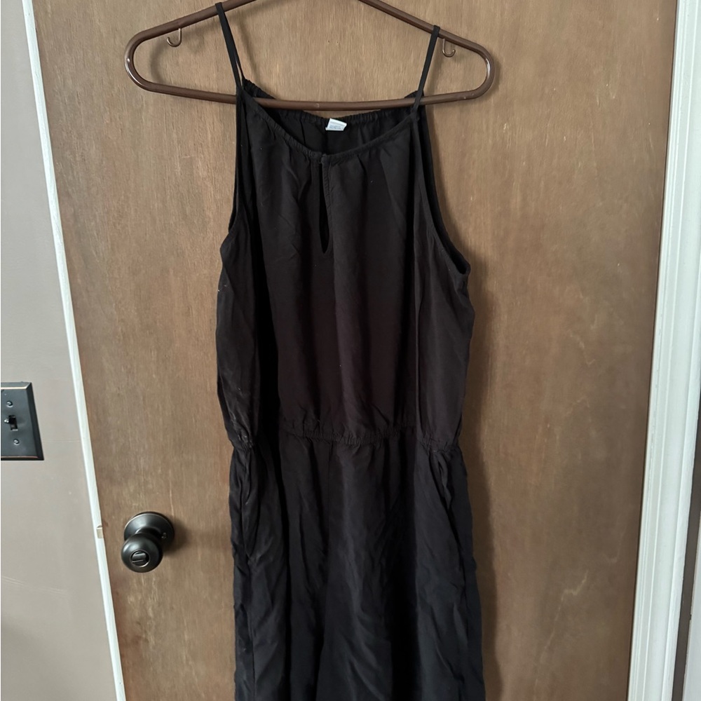 Black Sleeveless Women's Romper  - Classic Summer Style